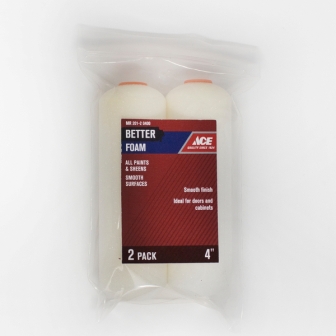 Main 1 - Ace Better Foam 4 in. W Mini Paint Roller Cover 2 pk - Nederland