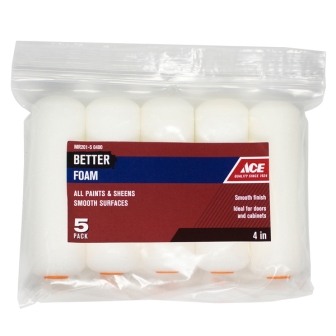 Main 1 - Ace Better Foam 4 in. W Mini Paint Roller Cover 5 pk - Nederland