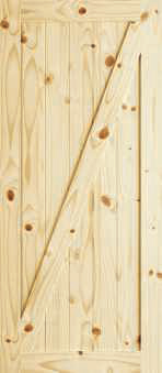 Knotty Pine Door "Z" 36"X84" 1-3/8" Prestige - Nederland