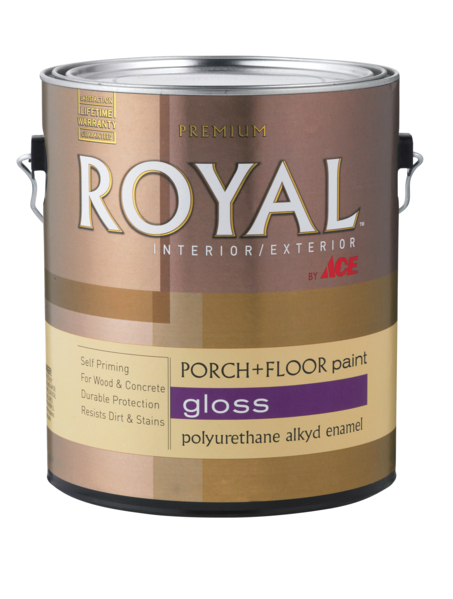 Ace Royal Gloss Slate Gray Porch & Patio Floor Paint 1 gal - Nederland