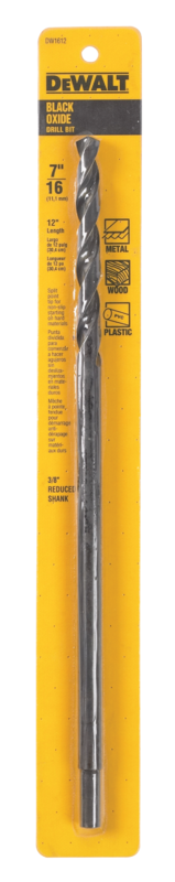 Main 1 - DeWalt 7/16 in. X 12 in. L High Speed Steel Split Point Twist Drill Bit 1 pc - Nederland