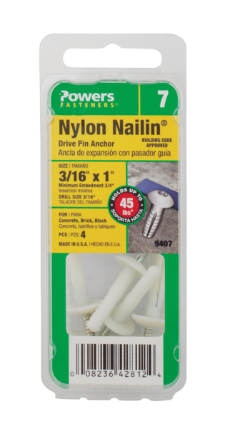 Hillman 1 in. L Nylon Truss Head Anchors 4 pk - Nederland