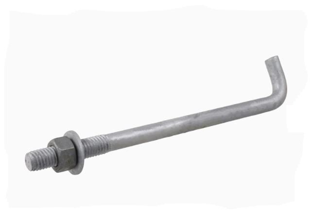 5/8X10 Anchor Bolt W/Nut Galv. W/ 2X2 Washer - Nederland
