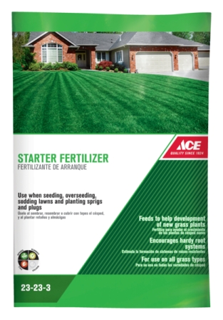 Ace Lawn Starter Lawn Fertilizer For All Grasses 5000 sq ft - Nederland