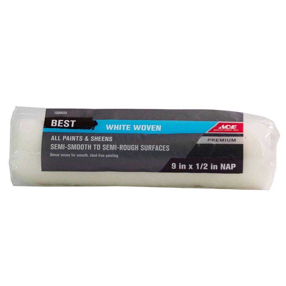 Ace Best Woven 9 in. W X 1/2 in. Paint Roller Cover 1 pk - Nederland