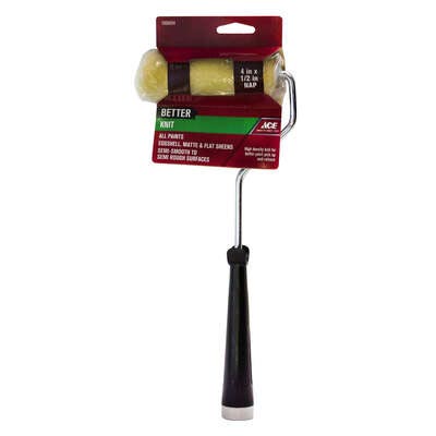 Ace Better Knit 4 in. W X 1/2 in. Mini Paint Roller with Frame 1 pk - Nederland