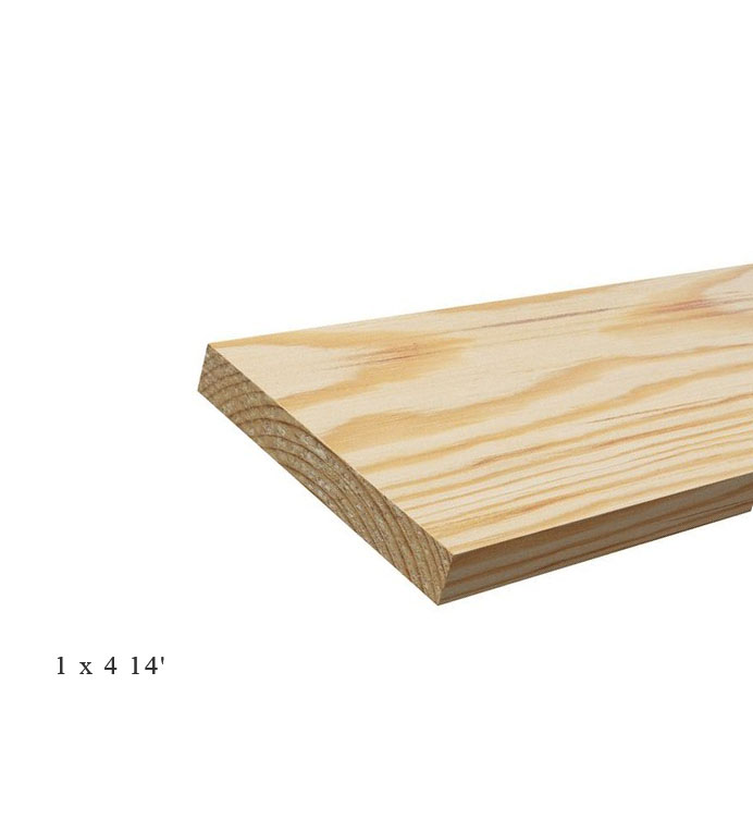 Main 2 - 1X4 14' #2 Yellow Pine - Nederland