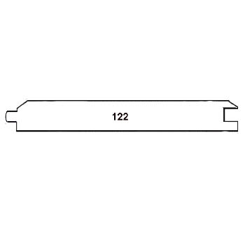 Main 2 - 1X6 12 Yp D/#1 #122 Siding - Bevel Edges No Center Groove - Nederland