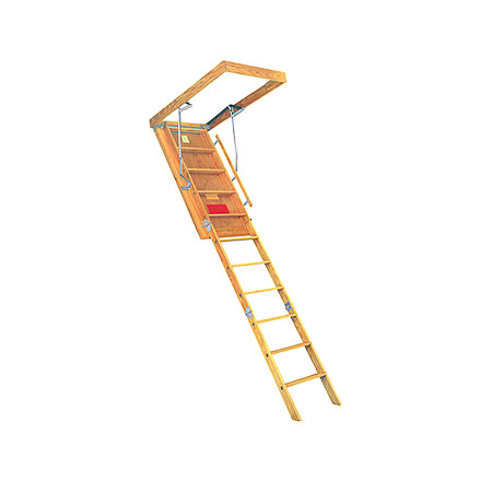 Fr Attic Stairway Std 10' 250# 25-1/2"X54" Fire Rated American Stairway 4255410-Ft - Nederland