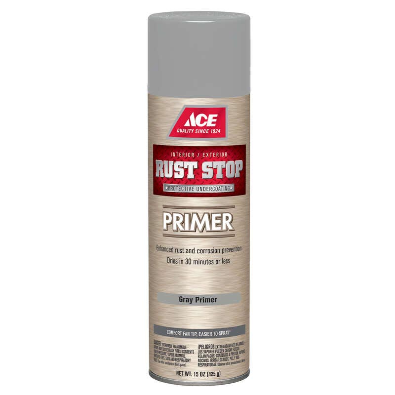 Ace Rust Stop Grey Spray Primer 15 oz - Nederland