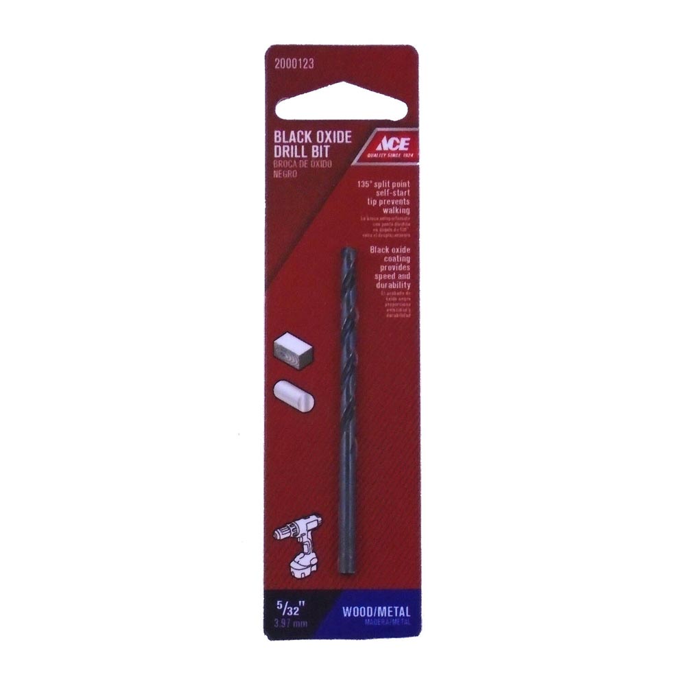 Ace 5/32 in. X 3-1/8 in. L High Speed Steel Drill Bit 1 pc - Nederland