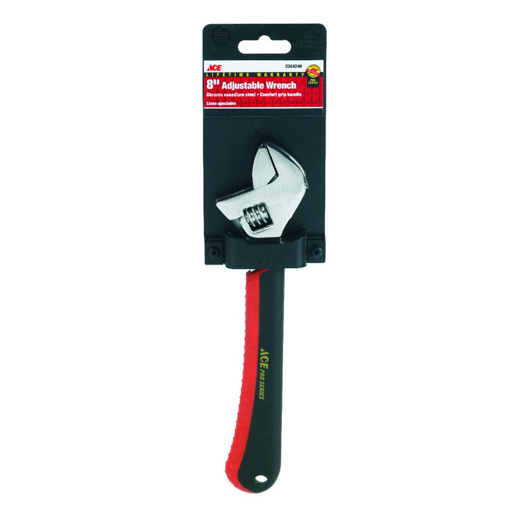 Ace Adjustable Wrench 8 in. L 1 pc - Nederland