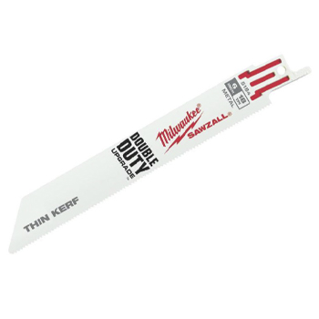 Main 1 - Milwaukee Sawzall 6 in. Bi-Metal Double Duty Upgrade Reciprocating Saw Blade 18 TPI 5 pk - Nederland