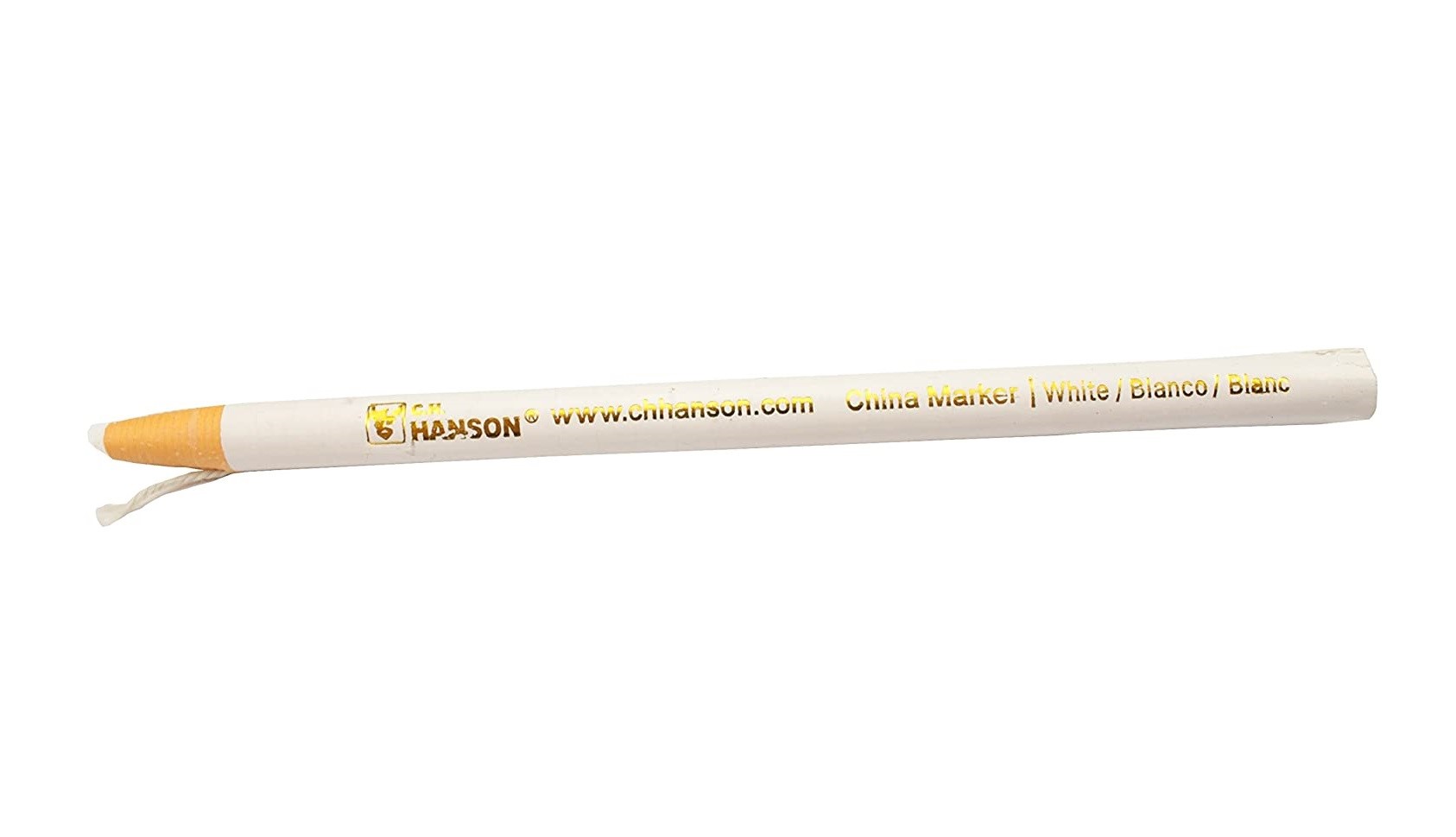Main 1 - C.H. Hanson 6.8 in. L China Marker White 1 pc - Nederland