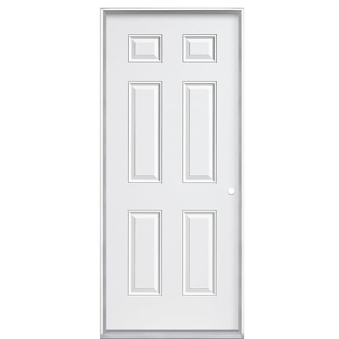 3068 6Panel Steel 4 9/16 Lh In Swing No Trim - Nederland