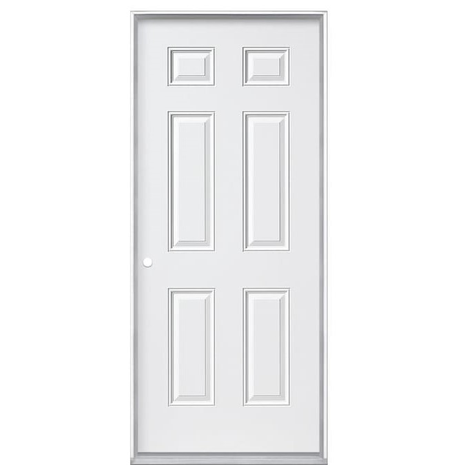 3068 6Panel Steel 4 9/16 Rh In Swing No Trim - Nederland