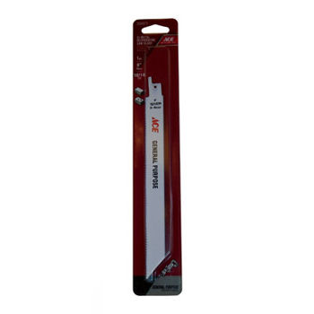 Main 1 - Ace 8 in. Bi-Metal Reciprocating Saw Blade 10/14 TPI 1 pk - Nederland