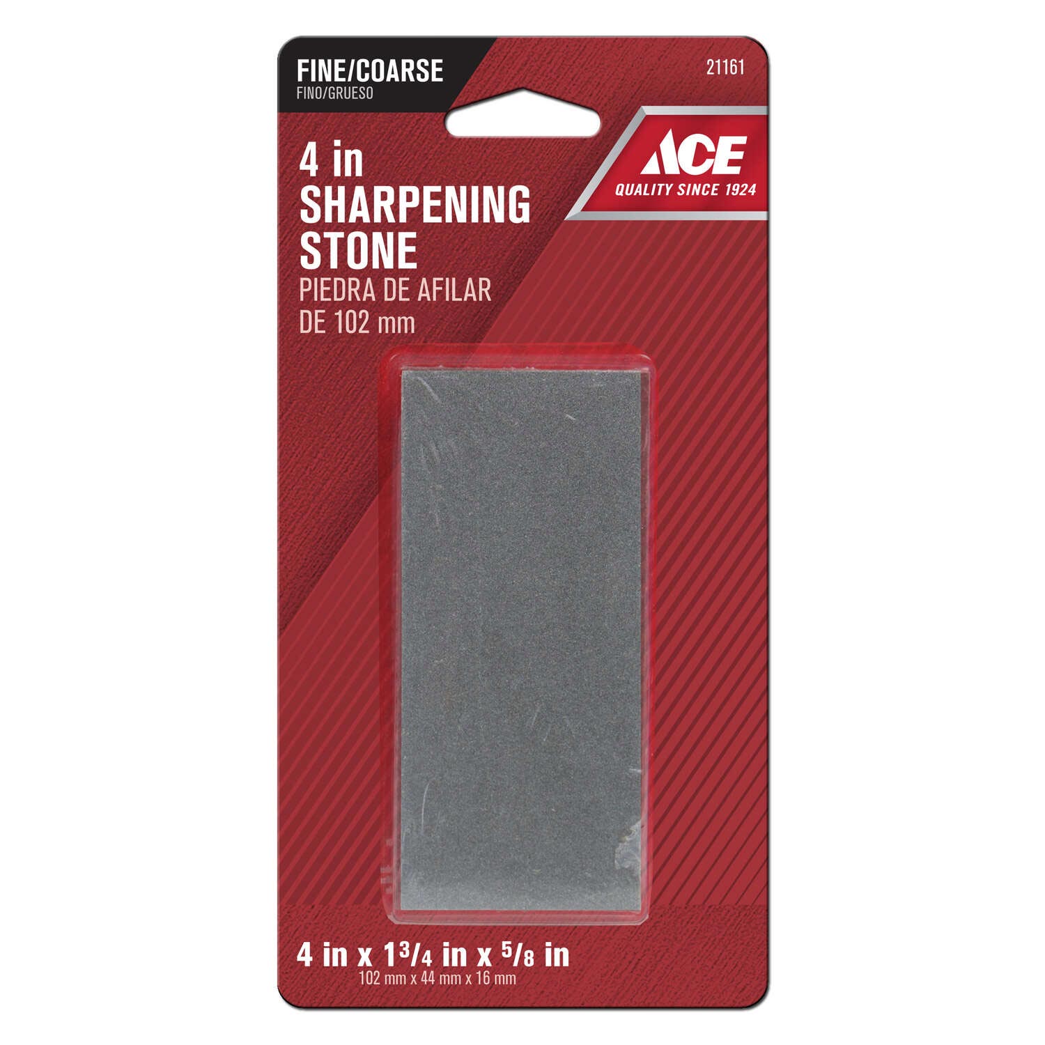 Ace 4 in. L Aluminum Oxide Sharpening Stone 60/80 Grit 1 pc - Nederland