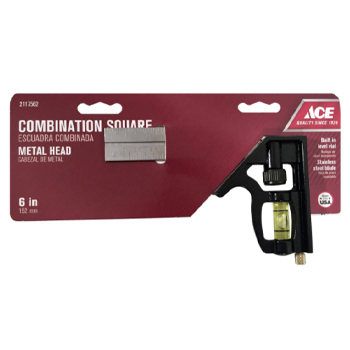 Main 1 - Ace 6 in. L X 3-1/2 in. H Stainless Steel Combination Square - Nederland