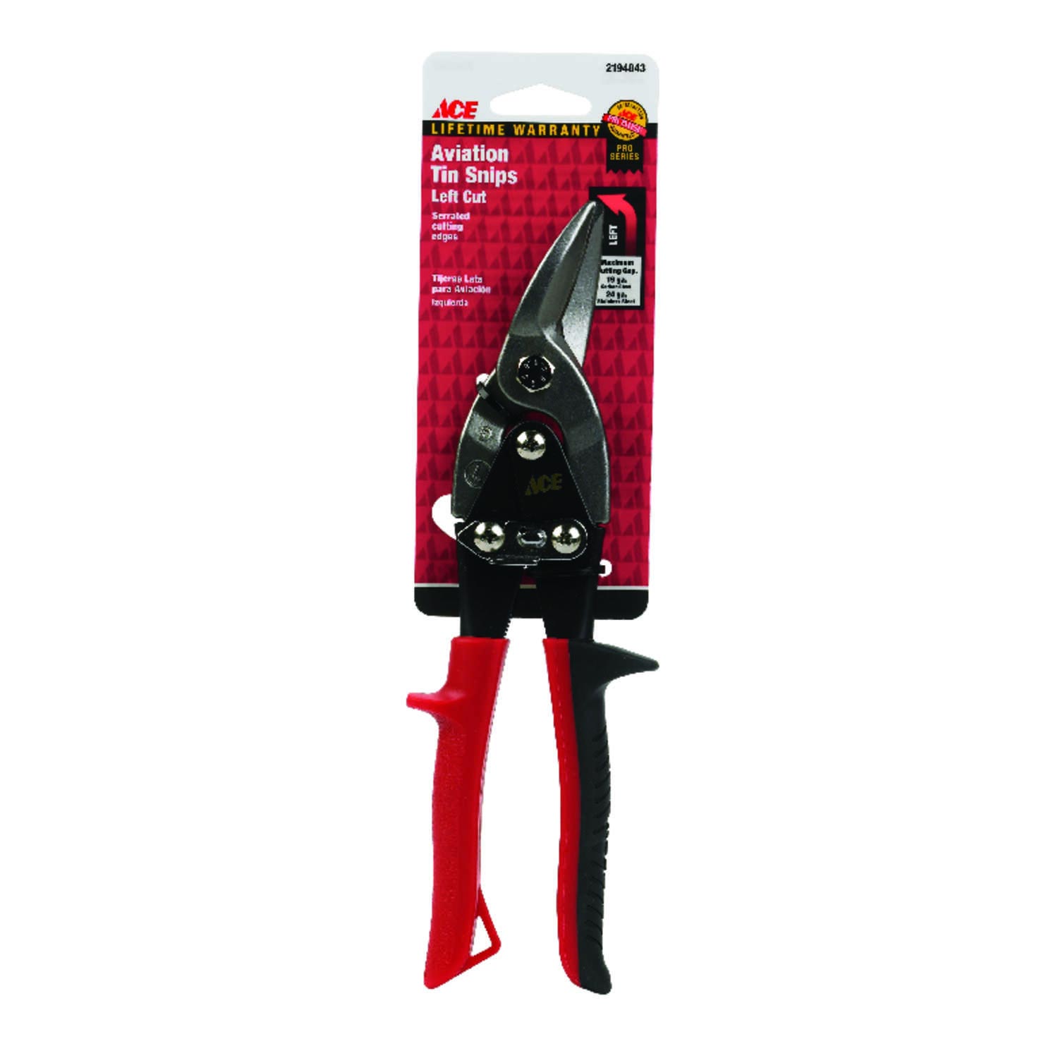 Ace 10 in. Drop Forged Steel Style Aviation Snips 19 Ga. - Nederland