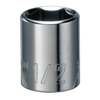 Main 1 - Craftsman 1/2 in. S X 1/4 in. drive S SAE 6 Point Shallow Socket 1 pc - Nederland