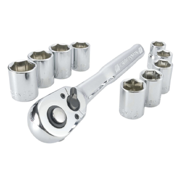 Main 1 - Craftsman Assorted  S X 3/8 in. drive S Metric 6 Point Standard Socket 10 pc - Nederland