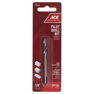 Main 1 - Ace 1/4 in. High Speed Steel Pilot Drill Bit 1 pc - Nederland