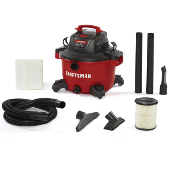 Main 3 - Craftsman 12 gal Corded Wet/Dry Vacuum 10.5 amps 120 V 6 HP - Nederland