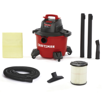 Main 3 - Craftsman 6 gal Corded Wet/Dry Vacuum 7.5 amps 120 V 3.5 HP - Nederland