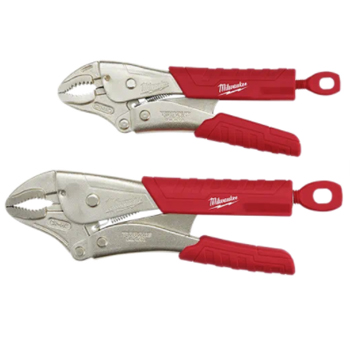 Main 1 - Milwaukee Torque Lock 2 pc Forged Alloy Steel Curved Jaw Pliers Set 7 and 10 in. L - Nederland