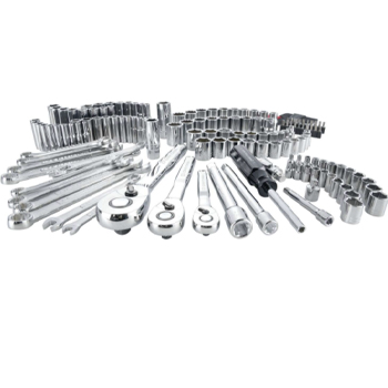 Main 1 - Craftsman 1/4, 3/8 and 1/2 in. drive S Metric and SAE 6 Point Auto Mechanic's Tool Set 159 pc - Nederland
