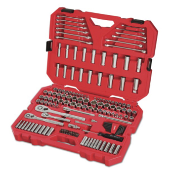 Main 3 - Craftsman 1/4, 3/8 and 1/2 in. drive S Metric and SAE 6 Point Auto Mechanic's Tool Set 159 pc - Nederland