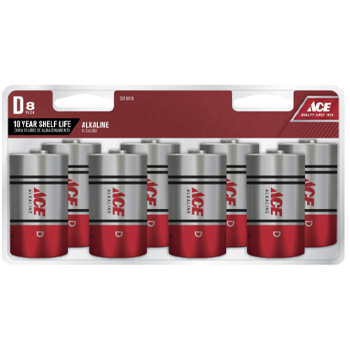 Main 1 - Ace D Alkaline Batteries 8 pk Clamshell - Nederland
