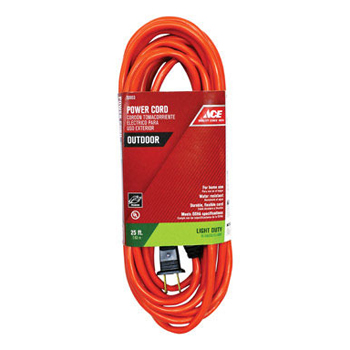 Main 1 - Ace Indoor or Outdoor 25 ft. L Orange Extension Cord 16/2 SJTW - Nederland