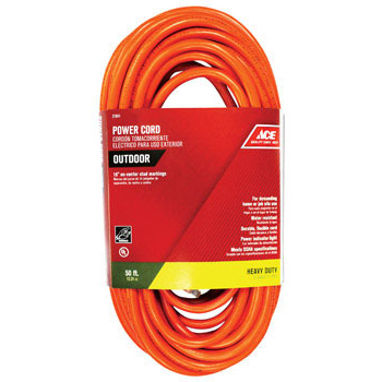 Ace Outdoor 50 ft. L Orange Extension Cord 12/3 SJTW - Nederland