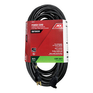 Main 1 - Ace Outdoor 50 ft. L Black Extension Cord 16/3 SJTW - Nederland