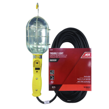 Ace 75 W 50 ft. 16/3 SJT Incandescent Trouble Light - Nederland
