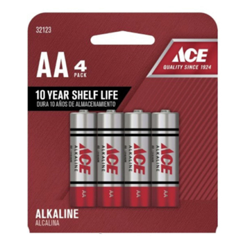 Main 1 - Ace AA Alkaline Batteries 4 pk Carded - Nederland