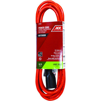 Main 1 - Ace Indoor or Outdoor 10 ft. L Orange Extension Cord 16/3 SJTW - Nederland