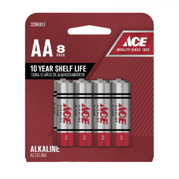 Main 1 - Ace AA Alkaline Batteries 8 pk Carded - Nederland