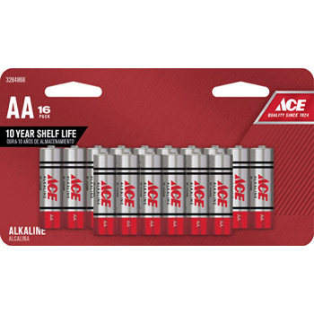Main 1 - Ace AA Alkaline Batteries 16 pk Carded - Nederland