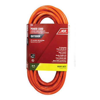 Main 1 - Ace Outdoor 25 ft. L Orange Extension Cord 12/3 SJTW - Nederland