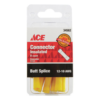 Main 1 - Ace Insulated Wire Butt Connector Yellow 8 pk - Nederland