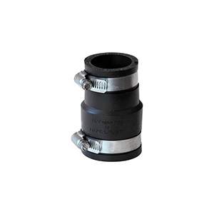 Main 1 - Fernco Schedule 40 1-1/2 in. Hub each X 1-1/4 in. D Hub PVC Flexible Coupling - Nederland