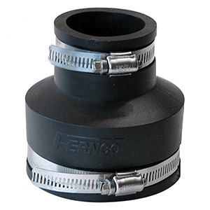 Main 1 - Fernco Schedule 40 3 in. Hub each X 1-1/2 in. D Hub PVC Flexible Coupling - Nederland