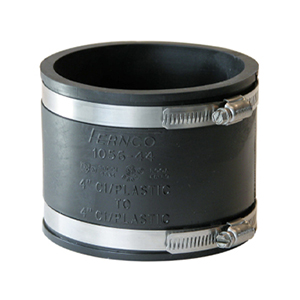 Main 1 - Fernco Schedule 40 4 in. Hub X 4 in. D Hub PVC Flexible Coupling - Nederland