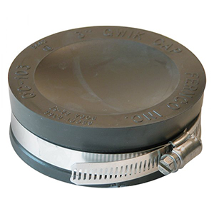 Main 1 - Fernco Schedule 40 3 in. Hub Hub PVC Drain Cap - Nederland