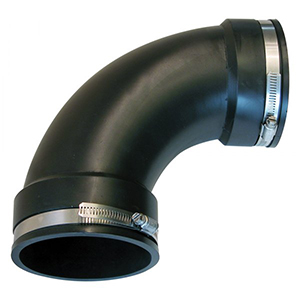 Main 1 - Fernco Schedule 40 4 in. Hub X 4 in. D Hub PVC Elbow - Nederland