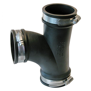 Main 1 - Fernco Schedule 40 2 in. Hub X 2 in. D Hub PVC Tee - Nederland