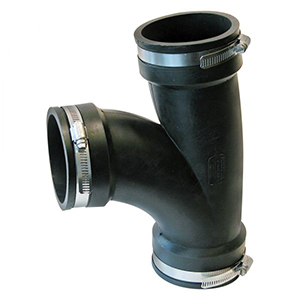 Main 1 - Fernco Schedule 40 3 in. Hub X 3 in. D Hub PVC Tee - Nederland